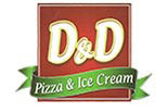 D & D PIZZA logo