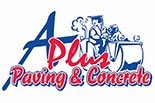 A PLUS PAVING & CONCRETE logo