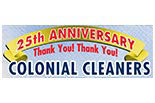 COLONIAL CLEANERS- DRY CLEANING logo