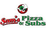 SAM'S PIZZA & SUBS logo