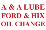 FORD & HIX OIL CHANGE logo