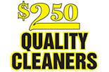 $2.50 QUALITY CLEANERS of Westland logo