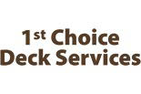 1st CHOICE DECK SERVICE logo