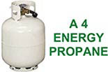 A 4 ENERGY PROPANE logo