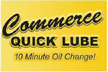 COMMERCE QUICK LUBE logo