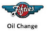 FIFTIES LUBE & OIL CHANGE logo