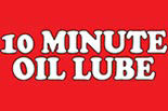 10 MINUTE OIL LUBE logo