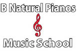 B NATURAL PIANO'S logo