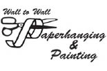 WALL TO WALL PAPERHANGING & PAINTING logo