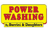 BURRINI'S POWERWASHING logo