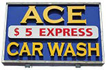 ACE CAR WASH logo