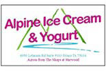ALPINE ICE CREAM & YOGURT logo