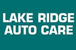 LAKE RIDGE AUTO CARE logo