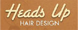 HEADS UP HAIR DESIGN logo