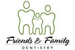 FRIENDS AND FAMILY DENTISTRY logo