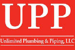 UNLIMITED PLUMBING & PIPING logo