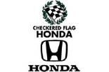 CHECKERED FLAG HONDA logo