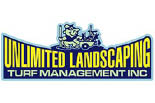 UNLIMITED LANDSCAPING TURF MANAGEMENT logo