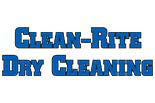 Clean Rite Dry Cleaning Wall logo