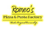 ROMEO'S PIZZA & PASTA FACTORY logo