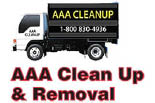 AAA CLEAN-UP AND REMOVAL logo
