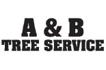 A & B TREE SERVICE logo