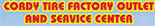 CORDY TIRE FACTORY OUTLET logo