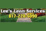 LEE'S LAWN SERVICES logo