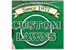 CUSTOM LAWNS logo