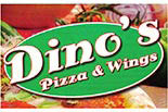 DINO'S PIZZA & WINGS logo