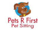 Pets R First Pet Sitting logo