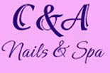 C & A NAILS & SPA logo