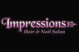 IMPRESSIONS HAIR & NAIL SALON logo