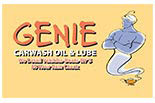 GENIE CAR WASH, OIL & LUBE logo