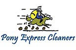 PONY EXPRESS CLEANERS logo
