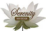 SERENITY HAIR DESIGN logo