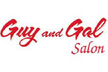 GUY AND GAL SALON logo