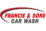 FRANCIS & SONS CAR WASH logo