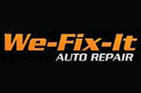 WE FIX IT AUTO REPAIR logo