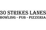 30 STRIKES LANES BOWLING, PUB AND PIZZERIA logo