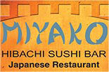 MIYAKO HIBACHI SUSHI logo