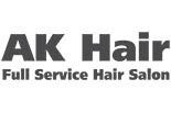 AK HAIR SALON logo