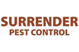 SURRENDER PEST CONTROL logo