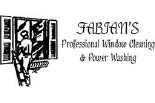 FABIAN'S PRO WINDOW CLEANING  & POWER WASHING logo