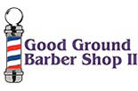 GOOD GROUND BARBER SHOP II logo