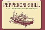 THE PEPPERONI GRILL PIZZERIA & RESTAURANT logo