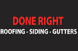 DONE RIGHT ROOFING & CHIMNEY logo