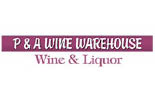 P & A WINE WAREHOUSE logo