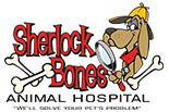 Sherlock Bones Animal Hospital logo