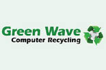 GREEN WAVE COMPUTER RECYCLING logo